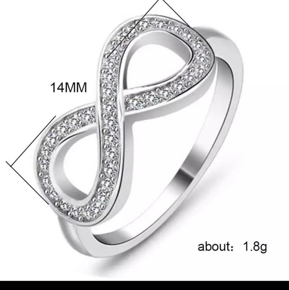 Sterling silver Simulated diamond - Picture 3 of 5